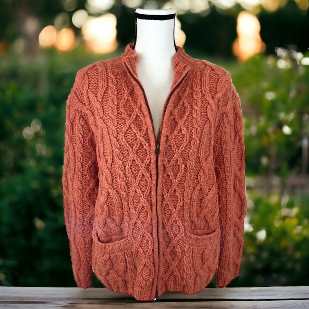 Sarah Spencer Shetland Wool Cardigan